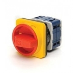 Grebenasti prekidač PSA063AK341E, 3x63A (0-1), 2 nivoa (ž/c) 90Â°, 6kA, 64x64 IP54 Emas