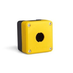 Kontrolna kutija P1EBOS, 1 otvor f22mm, crno-žuta, IP65 Emas