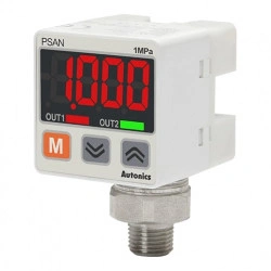 Senzor pritiska PSAN-L1CPV-R1/8 ,digitalni, PNP NO,0-10 bar,ulaz/izlaz 1-5Vdc,12-24Vdc IP40 Autonics