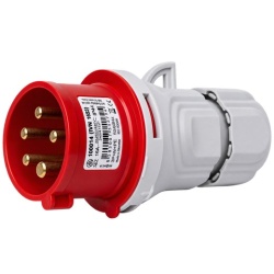 Industrijski utikač IVN 1653, 16A, 5P, 400V, IP44 Sez