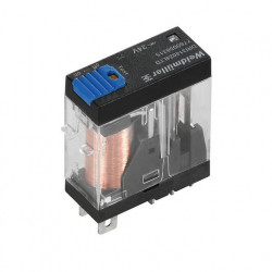 Pomoćni relej DRI314024LTD, sa zelenom LED indikacijom, 1CO 24Vdc 10A/250Vac IP20 Weidmuller