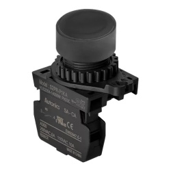 Taster crni S2PR-P1KAM, 1NO, 6A 250Vac IP52 Autonics