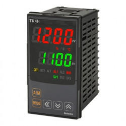 Termoregulator TK4H-24RR,d. 2 reda-4 cifre,48x96mm,CT,DI1/2,2 alarm,2 relej,100-240Vac IP65 Autonics
