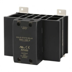Solid State Relay SRH1-1460-N,integrisan hladnjak, 1-fazni,ulaz 4-30Vdc,izlaz 48-480Vac,60A Autonics