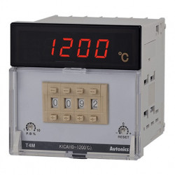 Termoregulator T4M-B4RP4C-N,disp.7 seg-4 cifre,72x72mm,PT100,0-400Â°,relejni SPDT,110-240Vac Autonics