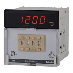 Termoregulator T4M-B4RP4C-N,disp.7 seg-4 cifre,72x72mm,PT100,0-400Â°,relejni SPDT,110-240Vac Autonics