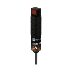 Foto-senzor BRQPS3M-PDTA,M18,NPN NO/NC,Sn=3m,side retro-reflective,kabal l=2m,10-30Vdc,IP67 Autonics