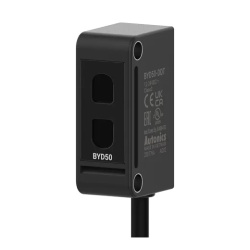 Foto-senzor BYD50-DDT,NPN NO,front LED,10-50mm,convergent reflective,l=2m,12-24Vdc IP50 Autonics