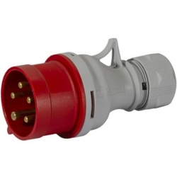 Industrijski utikač IVN 3253, 32A, 5P, 400V, IP44 Sez
