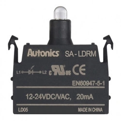 Kontakt blok SA-LDRM, sa LED diodom, crvena, 12-24Vac/dc Autonics