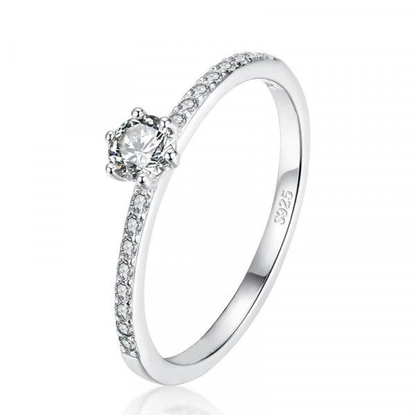 Inel din argint 925 Reina cu zirconiu cubic
