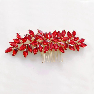 Accesoriu par cu pietre rosii