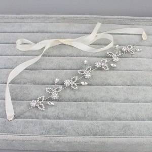 Accesoriu par mireasa argintiu
