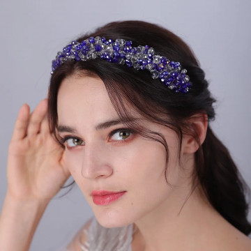 Diadema eleganta albastra