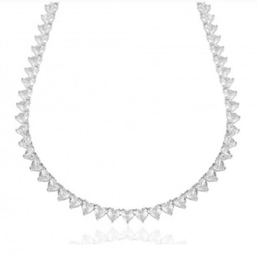 Secret Love necklace with cubic zirconia