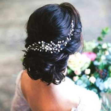 Accesoriu par auriu mireasa 