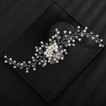 Accesoriu par argintiu mireasa 