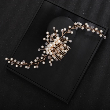 Accesoriu par auriu mireasa 