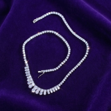 Colier tennis de ocazie cu zirconiu
