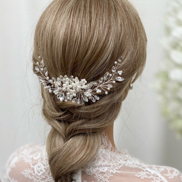 Accesoriu par mireasa stil pieptene