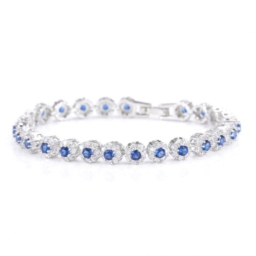 Bratara eleganta cu pietre din zirconiu albastre, Fergie Blue
