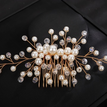 Accesoriu par auriu mireasa 
