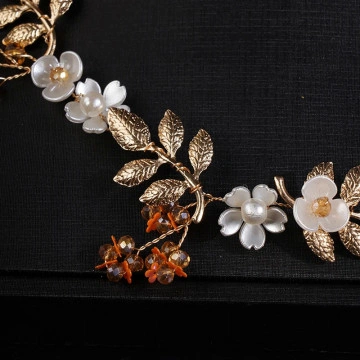 Accesoriu par mireasa auriu