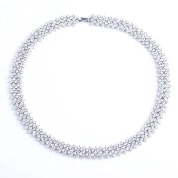 Colier elegant cu pietre din zirconiu, Kassia L
