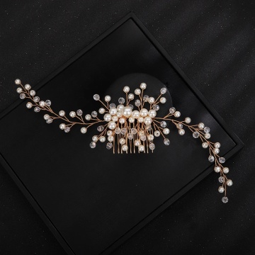 Accesoriu par auriu mireasa 