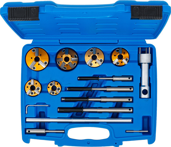 Set freze pentru corectat scaune de supape 28-65 mm, 15 piese, BGS