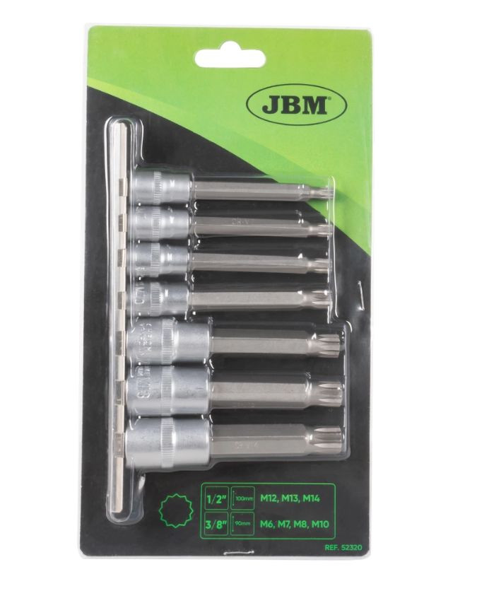 Set chei Spline (XZN) cu tubulara, JBM 52320