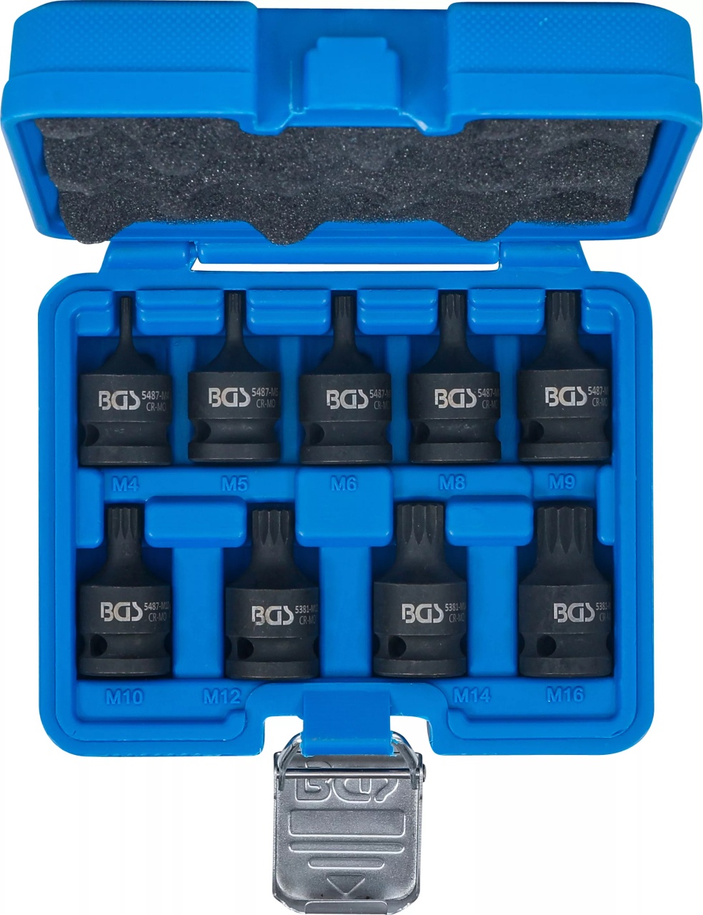 Set cu biti Spline (XZN) de impact M4 - M16, lungime 42mm, cu
