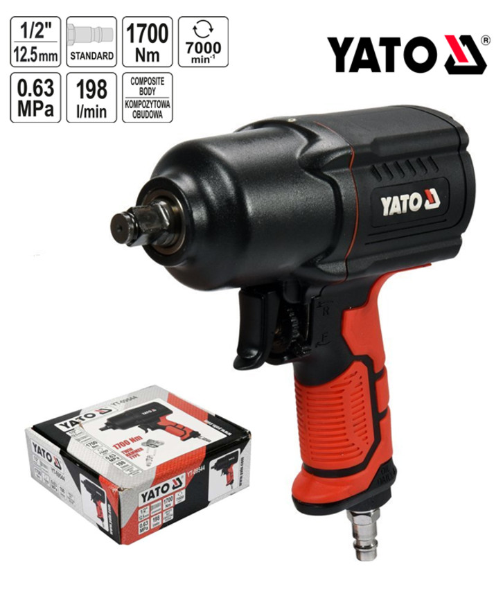 Pistol de impact 1700Nm, antrenare 1/2