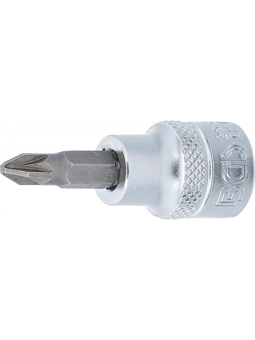 Bit cap cruce PZ2, antrenare cu tubulara 3/8", BGS 2551