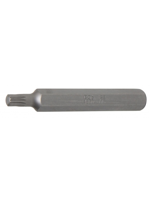 Bit cu dinţi multipli M6, Spline (XZN), lungime 75mm, antrenare 3/8", BGS 4860
