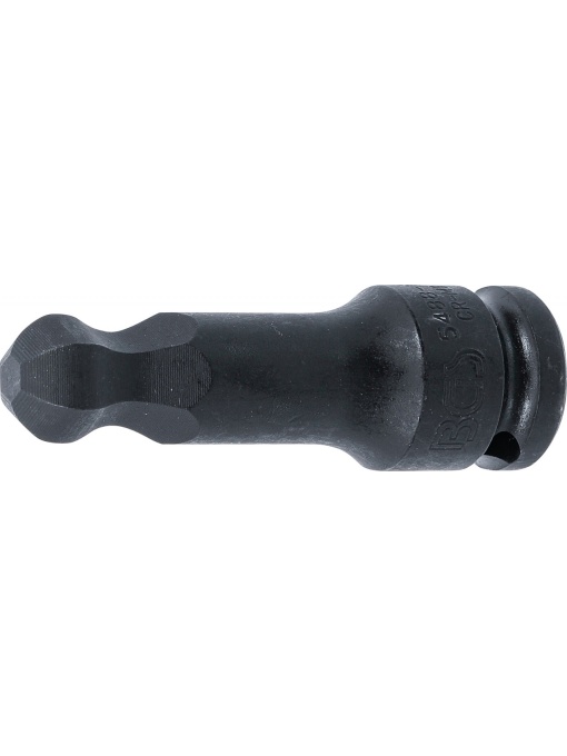 Bit de impact Inbus cu cap sferic 15 mm, lungime 75 mm, antrenare 1/2", BGS 5488-15