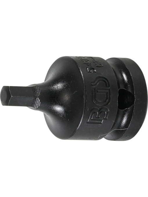 Bit Imbus de impact 6 mm, lungime 42mm, antrenare cu tubulara 1/2”, BGS 5485-6