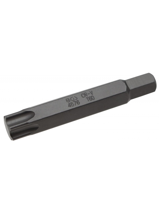 Bit Torx T60, lungime 80 mm, antrenare 14mm, BGS 4576