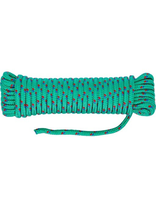 Cablu din plastic / Cablu universal, 6 mm x 10 m, verde, B-80806