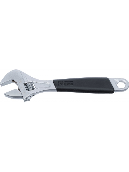 Cheie reglabila 8" cu rola, mâner acoperit in plastic, deschidere max. 26mm, lungime 250 mm, BGS 1441