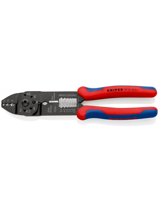 Cleste de sertizat 0,5 – 6,0 mm², manşoane multicomponent, lungime 230 mm, Knipex 9721215C