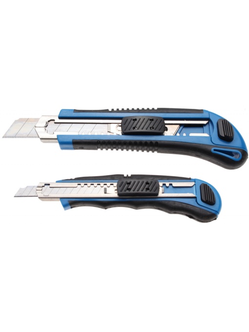 Cutter universal | Laţime lama 9 / 18 mm | 4 piese, BGS DIY 7953