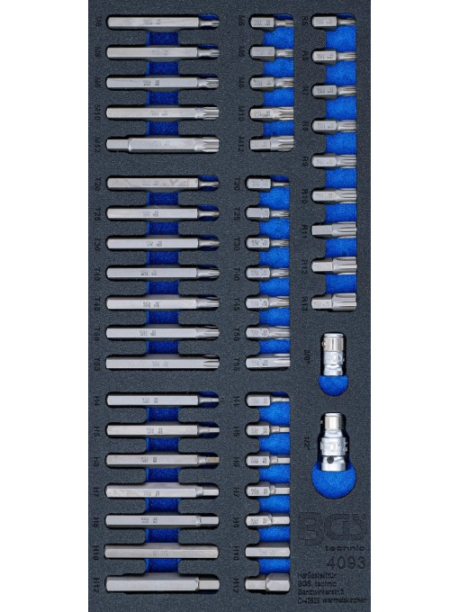 Echipare pentru dulap 1/3, Set 49 biti, BGS 4093