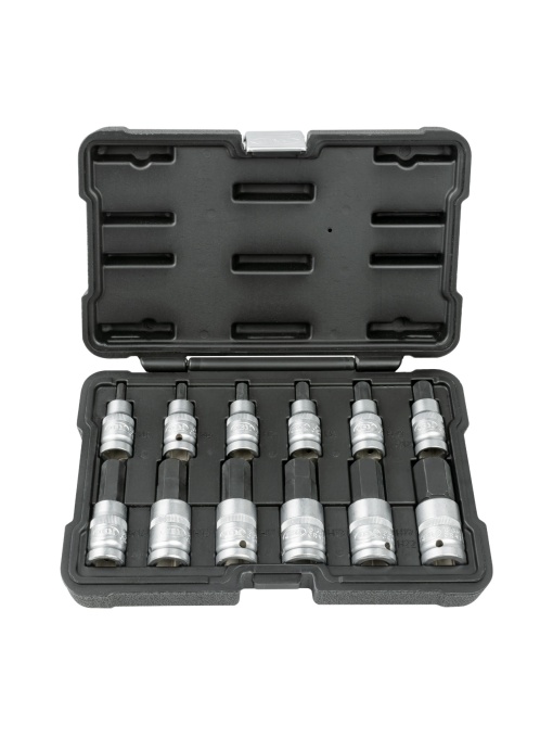 Set biti Imbus H5 - H22 mm cu tubulare 1/2", 12 piese, JBM 51260