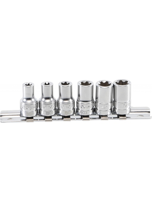 Set chei tubulare Profil Torx Plus, antrenare 6,3 mm (1/4"), 6EP - 12EP, 6 piese, BGS 9588