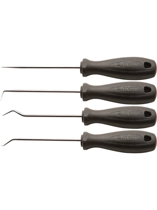 Set minicarlige pentru demontat oringuri, garnituri, diferite aplicatii, Unior 617777