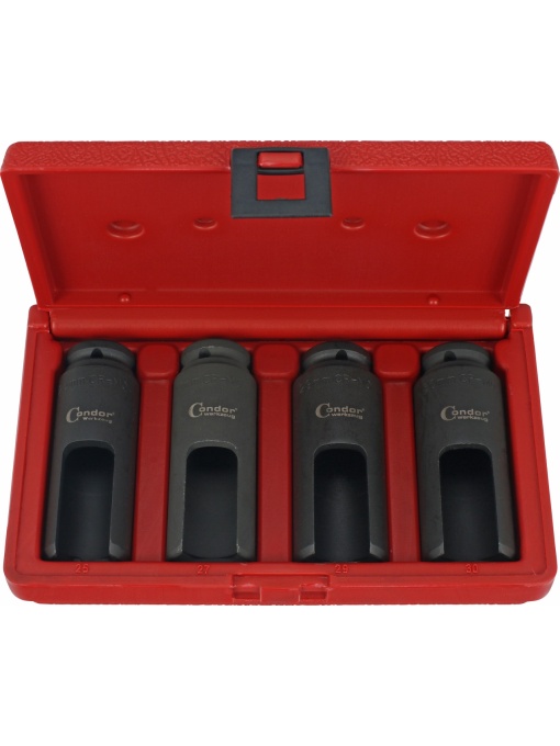 Set tubulare speciale pentru injectoare, act. 1/2", PSA, 4 buc, Condor 4772