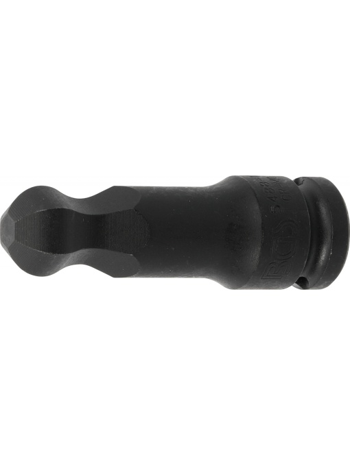Bit de impact Inbus cu cap sferic 17 mm, lungime 75 mm, antrenare 1/2", BGS 5488-17