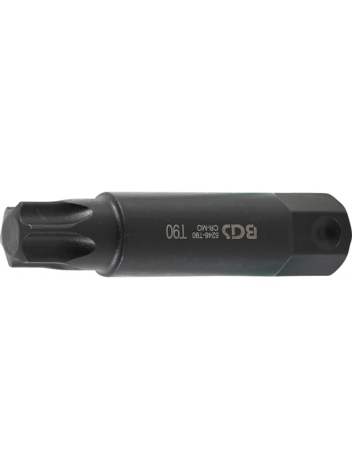 Bit de impact Torx T90, lungime 100 mm, antrenare hexagon 22 mm, BGS 5246-T90