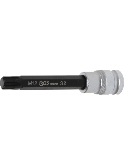 Bit Ribe M12, lungime 120mm, antrenare cu tubulara 1/2", BGS 5010